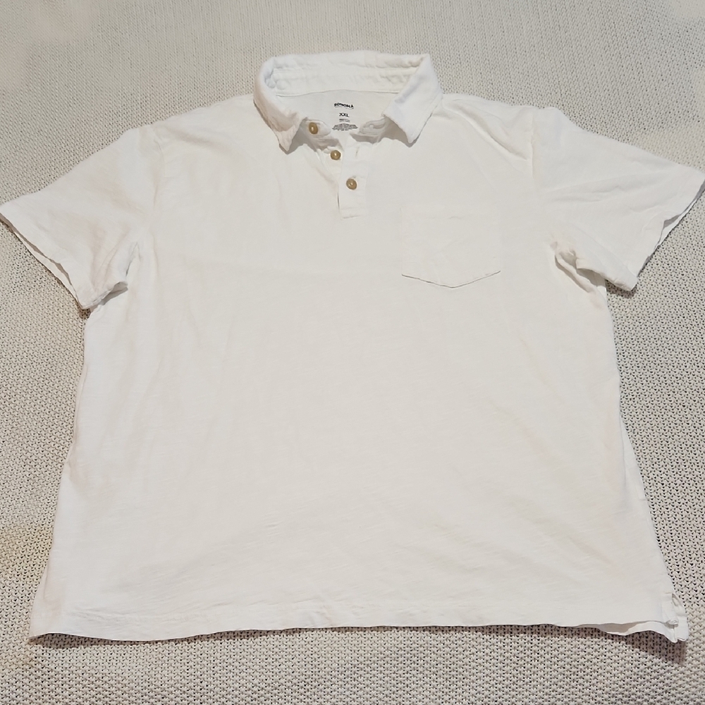 Men's White Polo Shirt
